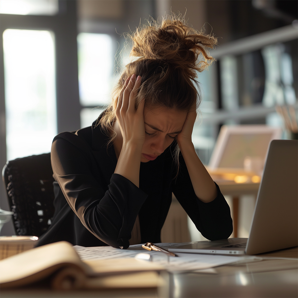 Kallen_Consulting_Workshop_0004_maelgoated_woman_employee_depressed_at_her_office_desk_photogra_ea0634ed-8c0a-4395-89d0-